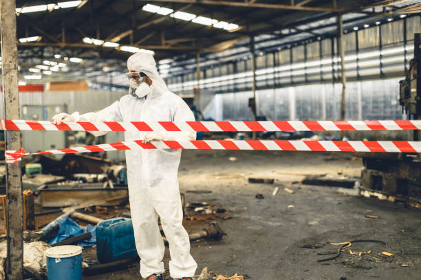 Professional Biohazard technician working in Union, MO